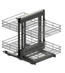 Магічний кут Maxima Classic Corner Comfort 1000, правий, графіт, Сторона кріплення: Права, Зовнішній розмір секції, мм: 1000, Колір: Графіт