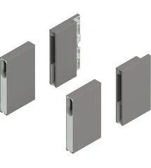 MERIVOBOX BOXCOVER, висота E, передній/задній, ліва+права, IG-M (індиум сірий), Колір: Индиум