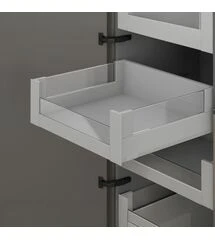 Комплект MERIVOBOX, NL=500 мм, висота Е з Boxcover (внутрішній), BLUMOTION, IG-M (індиум сірий)