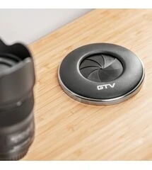 Удлинитель GTV круглый врезной SHUTTER, 1xSCHUKO, кабель с вилкой 1,5м, черный, Колір: Черный