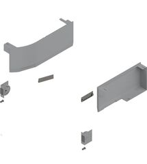 AVENTOS HK TOP комплект заглушок ліва + права (пластик), світло-сірий для SERVO-DRIVE, Колір: Світло-сірий
