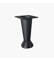 Ножка мебельная Bravo Cone 80, черный, Колір: Черный, Висота, мм: 80
