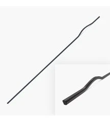 Ручка Bravo Long Twist 1200 мм, графит, Колір: Графит, Межц. расстояние: 1060