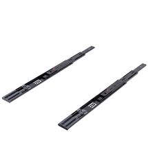 Напрямна телескопічна SO-CLASS SOFT CLOSE BLACK L-650 мм Н-46 мм, Довжина, мм: 650