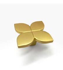 Ручка Bravo Petal, брашоване золото, Колір: Золото браш, Міжц. відстань: Точка
