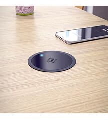 VersaCHARGER Безпроводная зарядка Qi (5В/9В, 1A/1,1А), питание microUSB 5В/9В 2A, IP20, черная