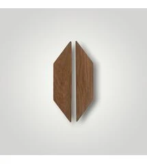 Ручка меблева DIAMOND 02-32, Колір: Палісандр, Міжц. відстань: 32