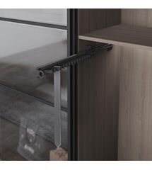 Держатель галстуков 85x460x90, антрацит, S-6542-A, Starax, Колір: Антрацит, Глубина модуля, мм: 500