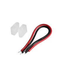 Монтажний комплект (2 заглушки+2 дроти) для світлодіодного неону 6мм 12V