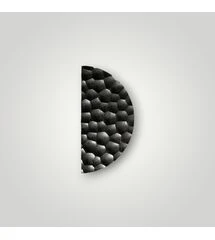 Ручка меблева DUET MOON-180-03, Колір: Вугілля, Міжц. відстань: 96