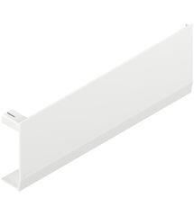 Заглушка на силовий механізм для AVENTOS HF/HS/HL top, гладка, права, білий шовк, Сторона кріплення: Права, Колір: Шовковий білий