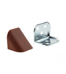 Уголок двойной металл/пластик, яблоня Aluprofil, Цвет уголка: Яблоня