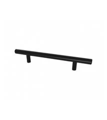 Ручка рейлинговая DR 11/096 SS BLK Черная ДС ЕвроЛайн, Колір: Черный, Межц. расстояние: 96