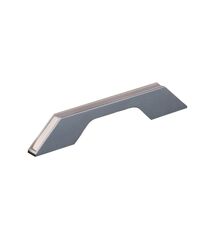Ручка профільна DL 9355/96 GR/ChSl Графіт/Шампань Рифлений ДС, Колір: Графіт/Шампань Рифлений, Міжц. відстань: 96