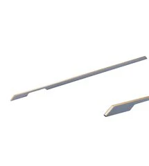 Ручка профільна DL 9355/1160 GR/ChSl Графіт/Золото Рифлене ДС, Колір: Графіт/Золото Рифлене, Міжц. відстань: 1160