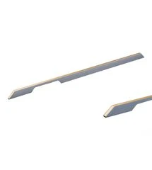 Ручка профільна DL 9355/768 GR/ChSl Графіт/Золото Рифлене ДС, Колір: Графіт/Золото Рифлене, Міжц. відстань: 768