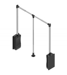 Пантограф LIFTER Basic 645-930 хром/чорний, Колір: Хром-Чорний, Ширина, мм: 645-930