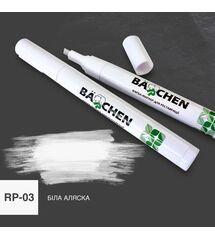 Краска-маркер Barchen 03, белая Аляска, Цвет косметики: Белая Аляска