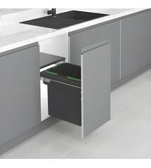Мусорное ведро выдвежное с доводчиком 35л, S-2300-A Starax