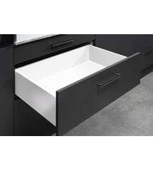 Комплект выдвижных ящиков Matrix Box S Slim 2.0 до 35 кг с доводчиком 167 х 550 мм белый, Цвет: Белый, Длина, мм: 550, Высота, мм: 167