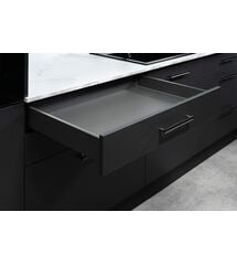 Комплект выдвижных ящиков Matrix Box S Slim 2.0 до 35 кг с доводчиком 84 х 550 мм антрацит, Цвет: Антрацит, Длина, мм: 550, Высота, мм: 84