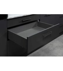 Комплект висувних шухляд Matrix Box S Slim 2.0 до 35 кг з доводчиком 135 х 500 мм антрацит, Колір: Антрацит, Довжина, мм: 500, Висота, мм: 135