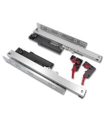 Напрямні приховані (NEW) Linken System SYNCHRO-3D Touch Latch-500 (35кг) для 16-19 мм, Довжина, мм: 500