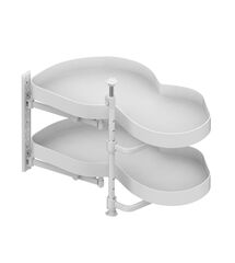 Магический угол NOMA Corner Optima 1200/600, правый, белый, Сторона крепления: Правый, Наружный размер секции, мм: 1200, Цвет: Белый, Тип крепления: Правый