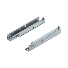 TANDEM plus BLUMOTION полн. выдвиж., 30 кг, НД=400 мм, для Толщина панели 17-19 мм, под замки, левая/правая, оцинкованный, Длина, мм: 400