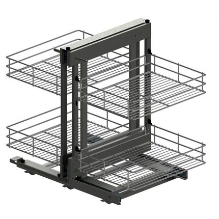 Магический угол Maxima Classic Corner Comfort 1200, правый, графит, Сторона крепления: Правая, Наружный размер секции, мм: 1200, Цвет: Графит