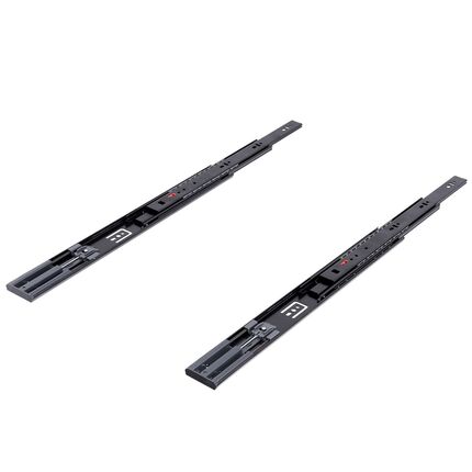 Напрямна телескопічна SO-CLASS SOFT CLOSE BLACK L-450 мм Н-46 мм, Довжина, мм: 450