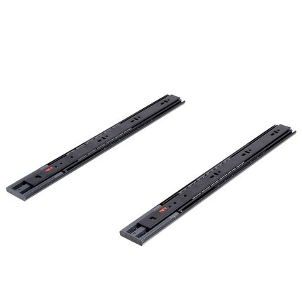 Напрямна телескопічна SO-CLASS SOFT CLOSE BLACK L-450 мм Н-46 мм, Довжина, мм: 450, изображение 6