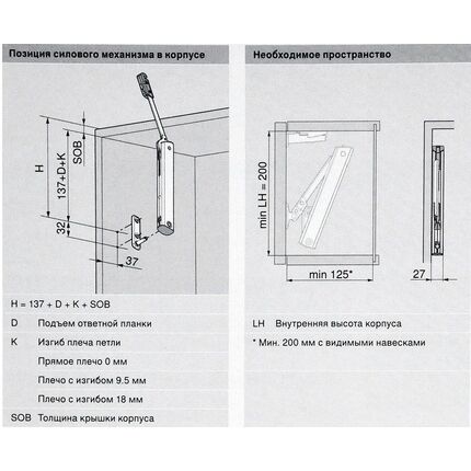Комплект Aventos HK-XS 15, TIP-ON — 20750, изображение 6