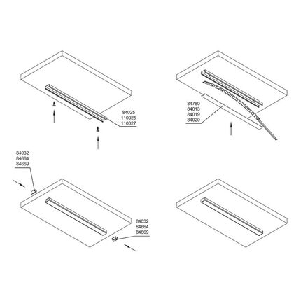 Профіль для LED-стрічки, НАКЛАДНИЙ, L=3м, алюміній, анодоване срібло, Сторона кріплення: Накладний, Колір: Срібло, Довжина, мм: 3000, изображение 3