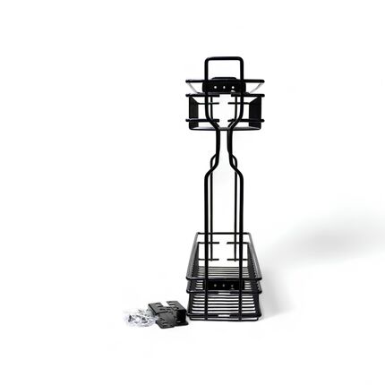 Kapro SPARK 3D 200 мм, левое, черный (на скрытых направляющих), Linken System, Сторона крепления: Левая, Наружный размер секции, мм: 200, Цвет: Черный, изображение 3