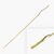 Ручка Bravo Long Twist 1200 мм, брашоване золото, Колір: Золото, Міжц. відстань: 1060