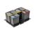 Сегрегатор AxiSpace 700 2х15л + 2х7л (глибина 450-500мм), Зовнішній розмір секції, мм: 700, Колір: Графіт, Висота, мм: 299, Внутрішній об'єм: 2х15л + 2х7л, изображение 2