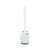 Ершик для унитаза с силиконовой щеткой клеящийся настенный MVM BP-12 WHITE/GRAY пластиковый белый/серый, Цвет: Белый/Серый, изображение 4