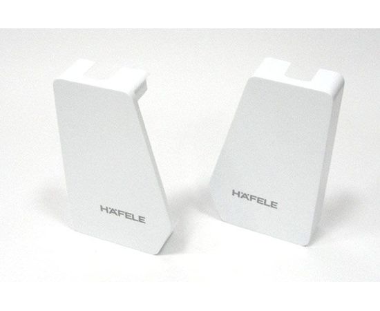 Hafele Заглушки для FREE FLAP 1.7 белые — 3859, Сторона крепления: Универсальная, Цвет: Белый