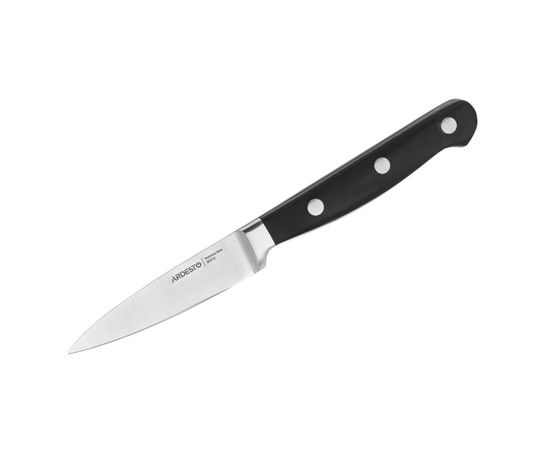 Кухонный нож для чистки овощей Ardesto Black Mars, 20,2 см, длина лезвия 8,9 см, черный, нерж.сталь, дерево
