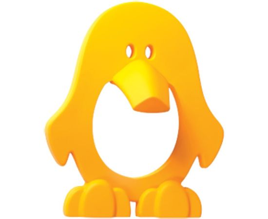 Ручка кнопка C454025 Пингвин Оранжевый Cebi Joy Collection, Цвет: Желтый, Межц. расстояние: 25