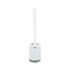 Ершик для унитаза с силиконовой щеткой клеящийся настенный MVM BP-12 WHITE/GRAY пластиковый белый/серый, Цвет: Белый/Серый