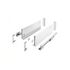 GTV AXIS PRO белый L-400 мм H-168 мм высокий (4) PB-AXISPRO-KPL400C1, Цвет: Белый, Длина, мм: 400, Высота, мм: 168