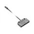 Коннектор GTV LED-распр. 6 гнезда, кабель 2м, разъём Mini AMP LZ-AKZ612-10N