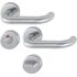 Комплект ручек Hoppe PARIS WC 10720087 нержавеющая сталь матовая F69