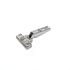 Накладна петля Samet PUSH OPEN STAR 0MM 45AX NI без пружини, Вид петлі: Накладна
