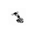 Петля GTV SilentoPro 3D Black внутрішня гідравлічна + оп. планка Н=0 clip-on, Вид петлі: Внутрішня, Колір: Чорний