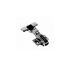 Петля GTV SilentoPro 3D Black напівнакладна гідравлічна + оп. планка Н=0 clip-on, Вид петлі: Напівнакладна, Колір: Чорний