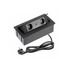 Удлинитель для офиса прямоугольный GTV Soft NEW на 2 розетки USB A+C зарядки провод 1,5м черный, Цвет: Черный
