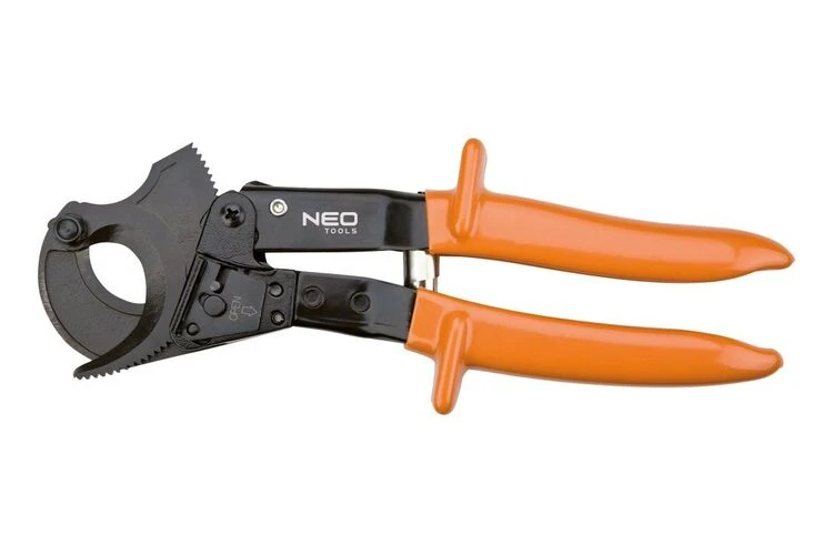 Кабелерез NEO для медных и алюминиевых кабелей, 250 мм, с трещеткой ...